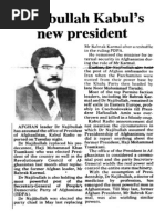 Najibullah President