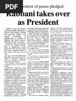 Rabbani Takes Over