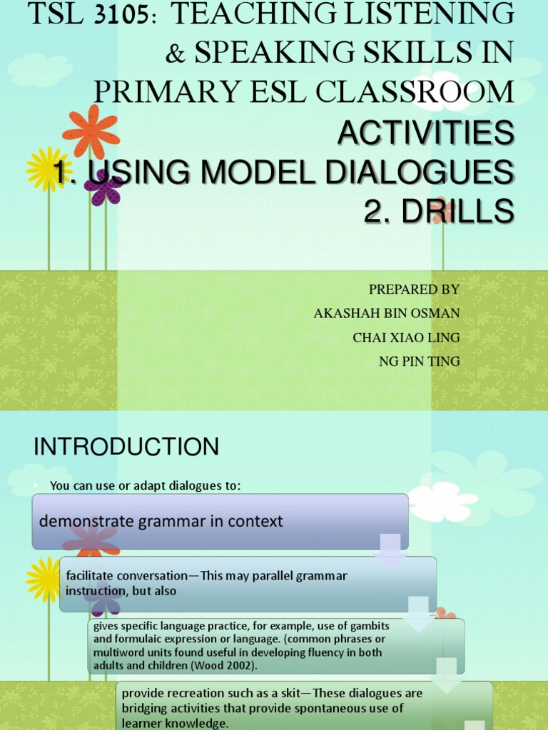 Drills PDF Sentence (Linguistics) Vocabulary
