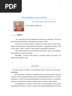 the quantization of space and time