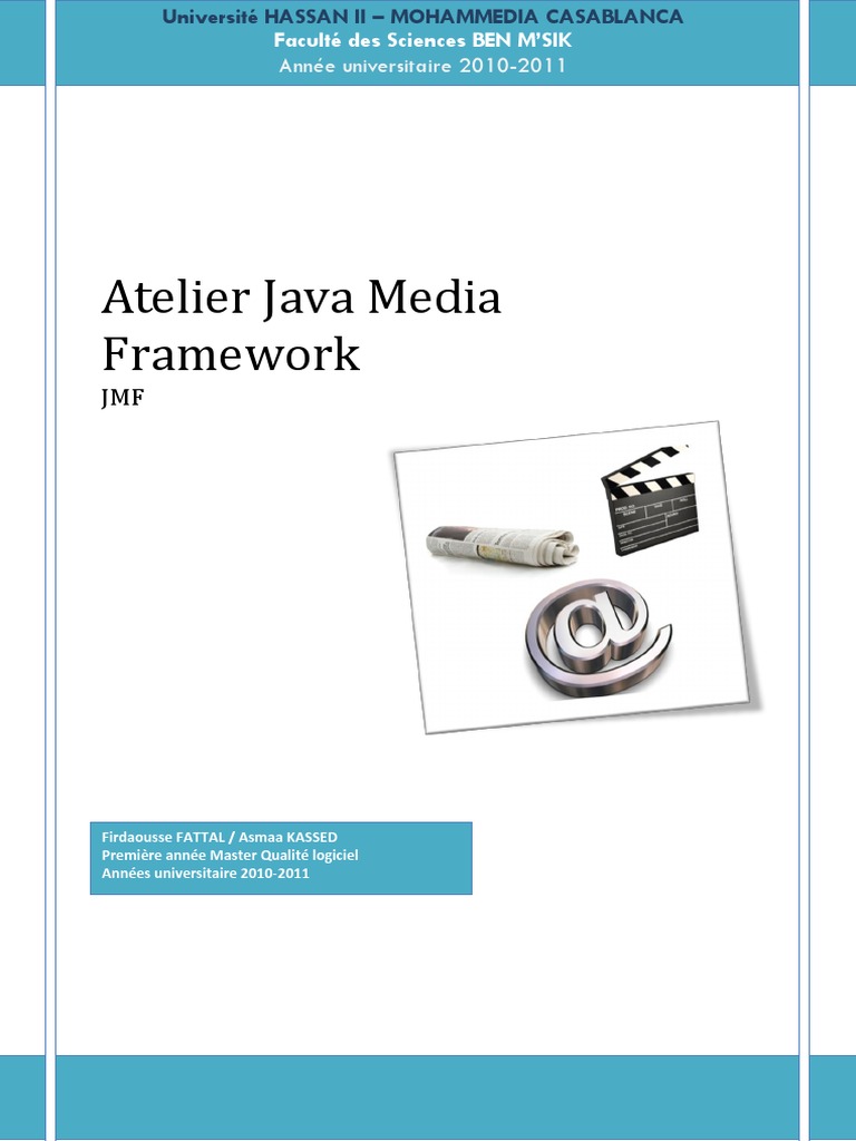 Atelier sur Java Media Framework | PDF | NetBeans | Applications et ...