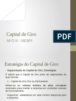 Capital de Giro-Aula II Uespi