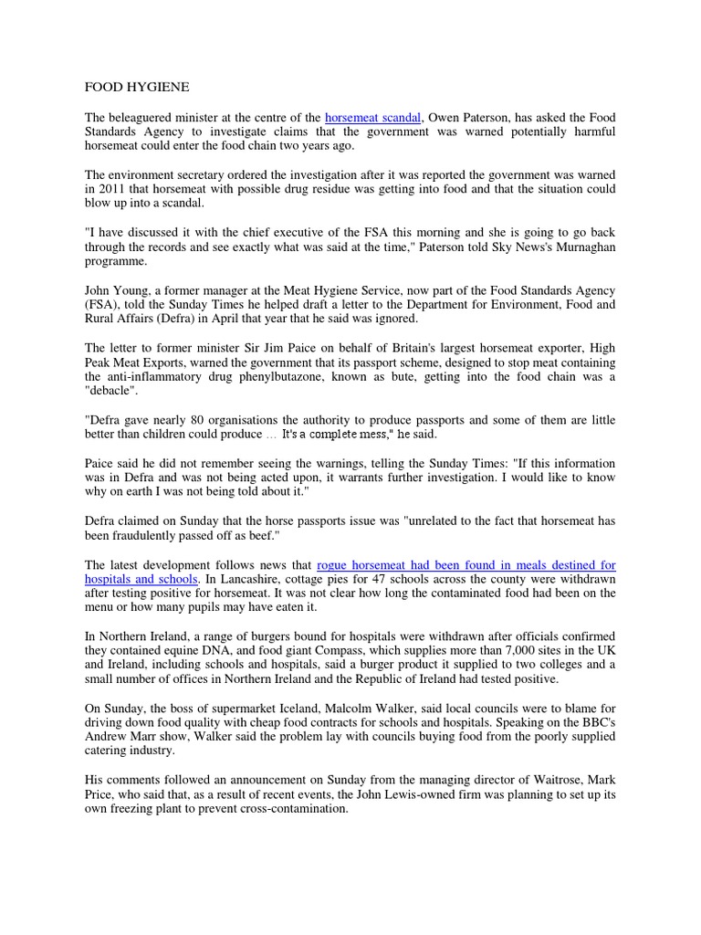 Food safety dissertation picture