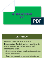 Letter of Credit