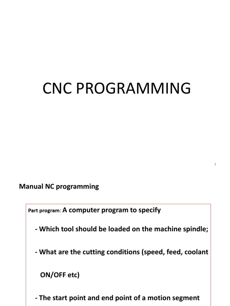 CNC Programming | PDF | Numerical Control | Metalworking