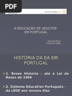 Educação de Adultos e Modalidades de Ensino