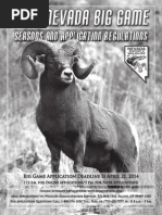 Download 2014 Nevada Big Game Seasons and Application Regulations by Aaron Meier SN215945547 doc pdf