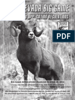 2014 Nevada Big Game Seasons and Application Regulations