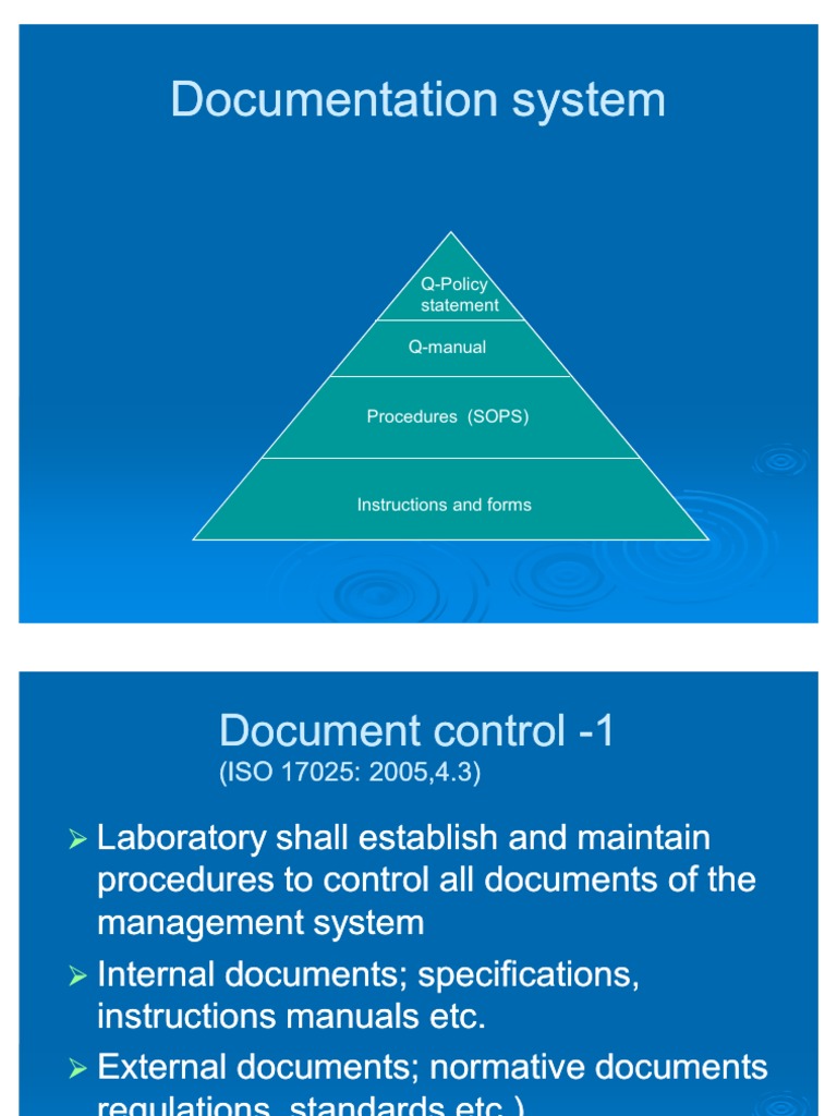ISO-17025 Documentation System | International Organization For  Standardization | Documentation
