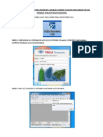 Procedimiento Para Ingresar, Grabar, Cerrar y Hacer Copia _back Up_ Un Modelo Tekla en Multiusuario