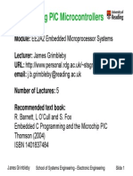 Programming Pic Microcontrollers