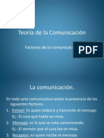 Teoría de La Comunicación