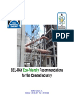 Bel-Ray Eco-Friendly Recommendations- Cement Plants