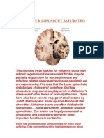 Truth & Lies About Saturated Fat