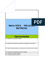 Matriz Dofa - Medical Sensation