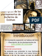 Descripción de Los Planteamientos de Guillermo de Ockham @PattieMendozaa