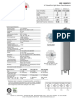 45° Quad Port Split Beam Panel Antenna