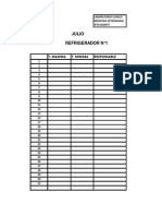 Carta Control Temperatura Julio