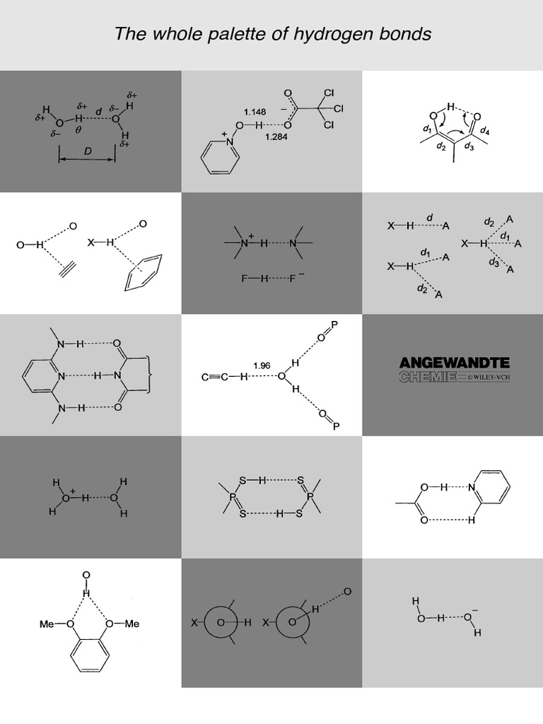 Hydrogen Bonds | PDF | Hydrogen Bond | Chemical Bond