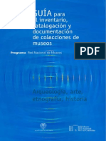 Guia para Inventario Catalogacion y Documentacion