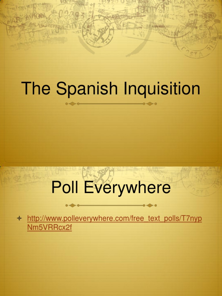 Overview of the Spanish Inquisition | PDF
