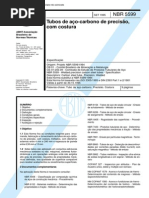 NBR 5599 (Set 1995) - Tubos de aço-carbono de precisão, com costura