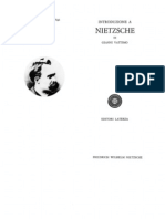 Gianni Vattimo Introduzione A Nietzsche PDF