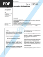 NBR 6031 (Dez 1980) - Correções datilográficas