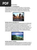 Lugares Turistico en Africa