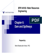 Chapter 6 Dam and Spillwaysdam
