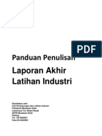 Format Laporan Akhir Latihan Industri (LALI)