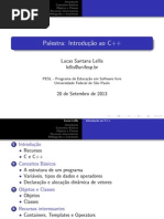 INTRODUÇÃO AO C++ - Programa de Educação em Softare Livre