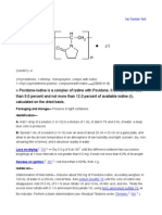 Povidone-Iodine complex complex