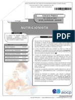 Prova Nutricionista UFMT