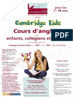 Affichette Cours Anglais Enfants 2010