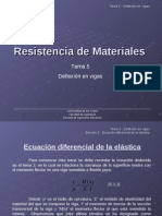 Resistencia de Materiales Tema 5