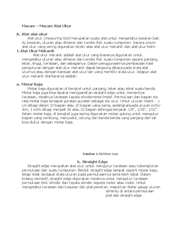 Jelaskan Cara Pengukuran Kerataan Permukaan Menggunakan Pupitas