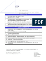 Print Questionnaire For Lean