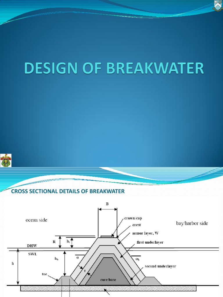 Breakwater Design and Cross Section Details | PDF | Landslide | Earth ...