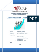 La Ergonomia en La Empresas