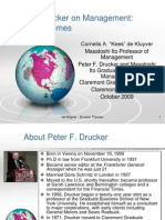 Peter Drucker On Management - 3 Themes
