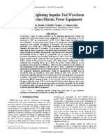 Study On Lightning Impulse Test Waveform For UHV-Class Electric Power