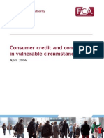 Consumer Credit Customers Vulnerable Circumstances