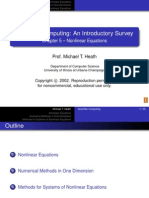 Scientific Computing: An Introductory Survey: Chapter 5 - Nonlinear Equations