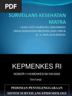 Download Surveilans Kesehatan Matra by Dwina Avianindya SN216080259 doc pdf