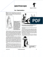 Retrospectroscope: Medical Electricity I: Electrostatics