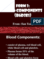 Form 3: Blood: Components (B6D3E1)