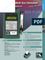 Hand Held Multi-Gas Emissions Analyser: 900 PLUS