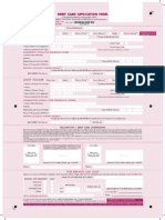 Axis Debit Card Application Form