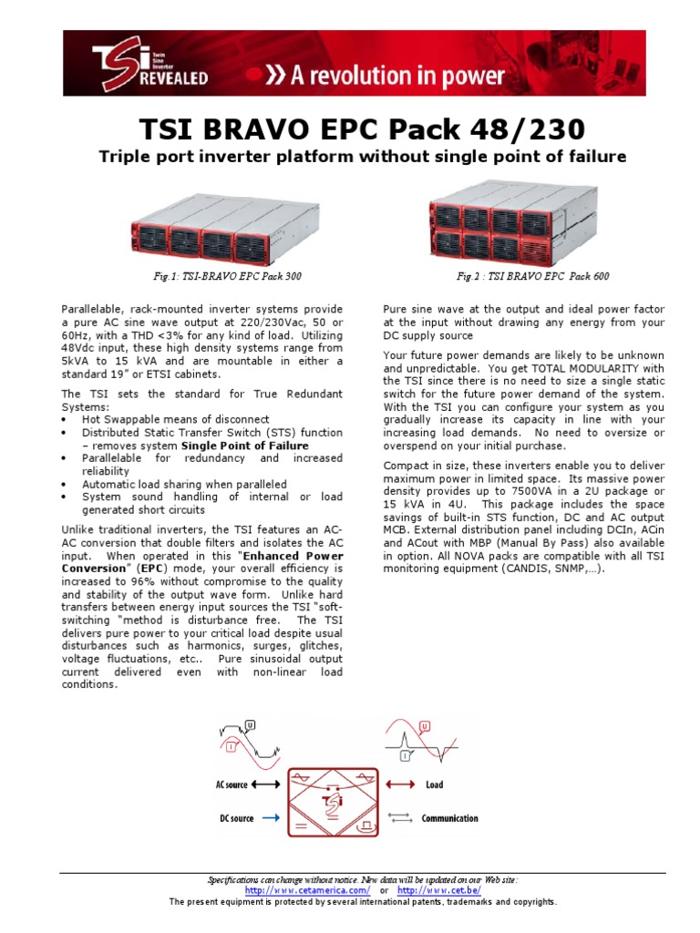 Catv12-C Power Shelf Bravo (2.5kva-20kva-48vdc - 230vac) | PDF | Power ...